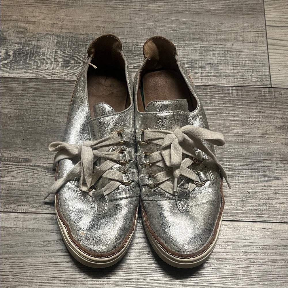 Jo Mercer Silver Women's Sneakers